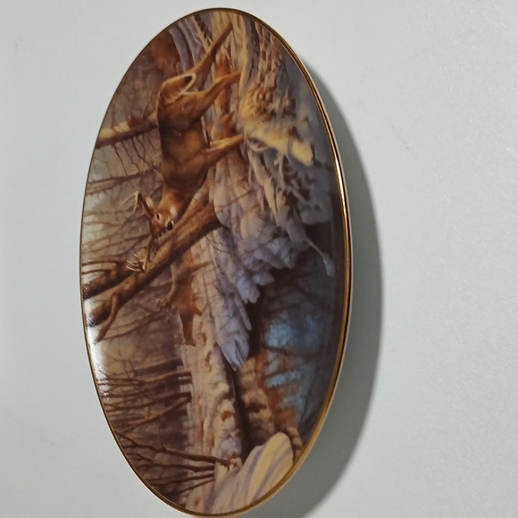 Winter's Calm Collecter Plate 1st Issue Bradford Exchange - Picture 5 of 7